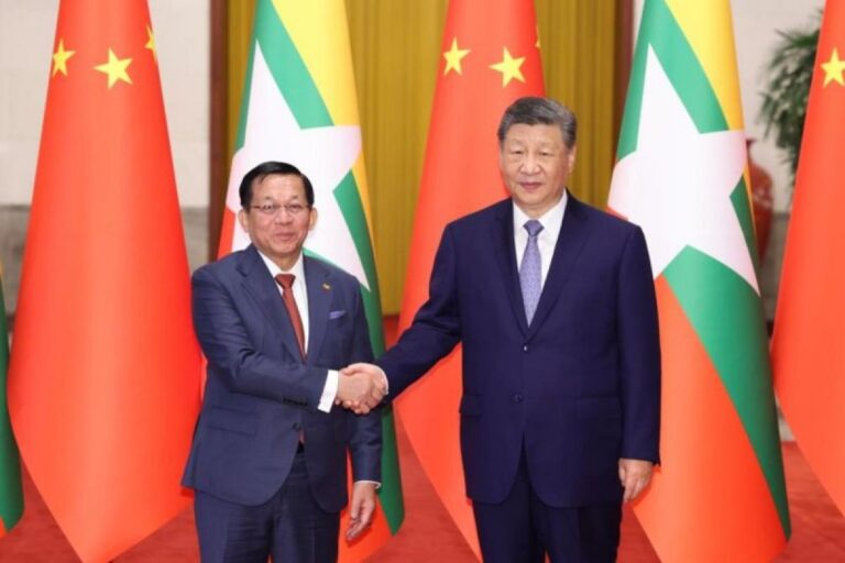Chinese President, Myanmar counterpart discuss cooperation